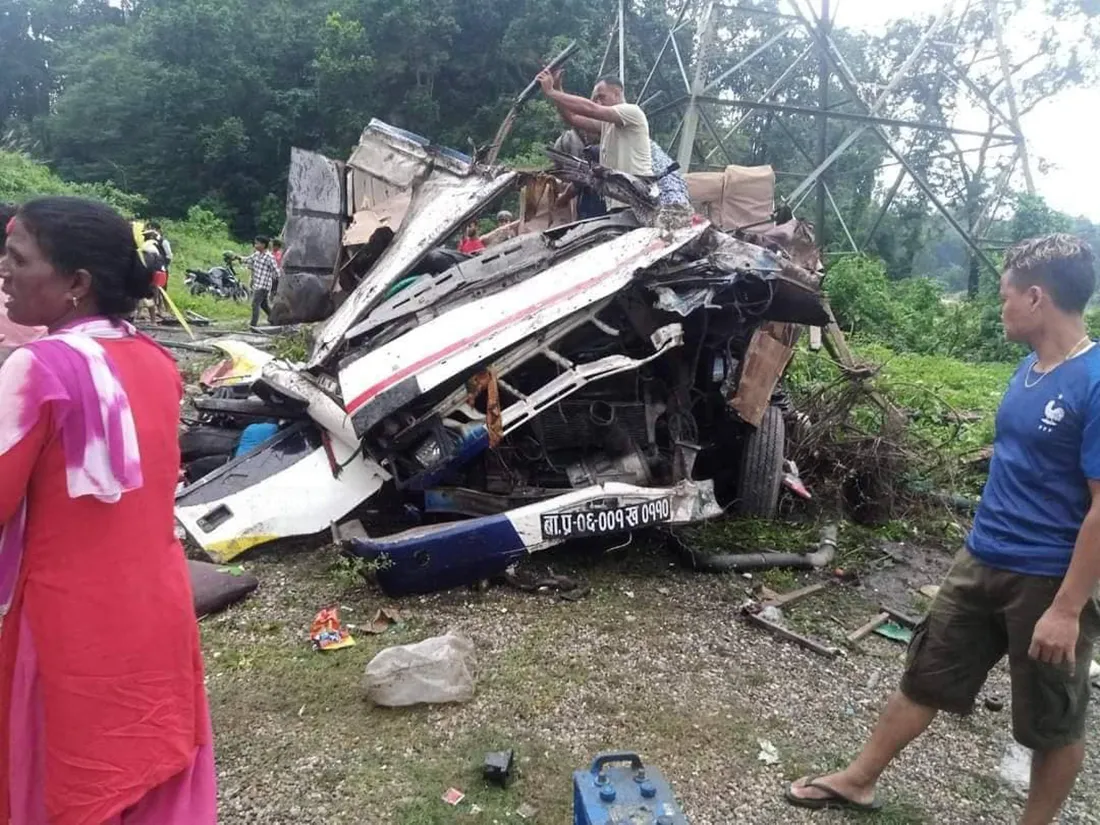 nepal bus accident — BD news