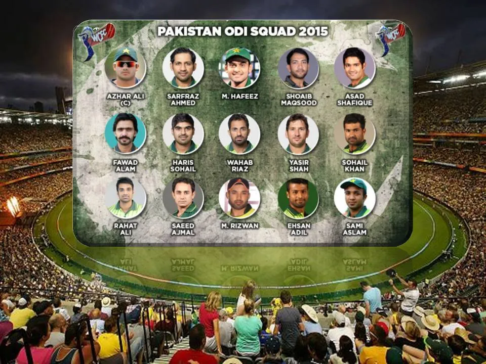 Pakistan odi squad bangladesh