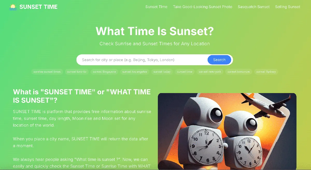 sunset today — BD news