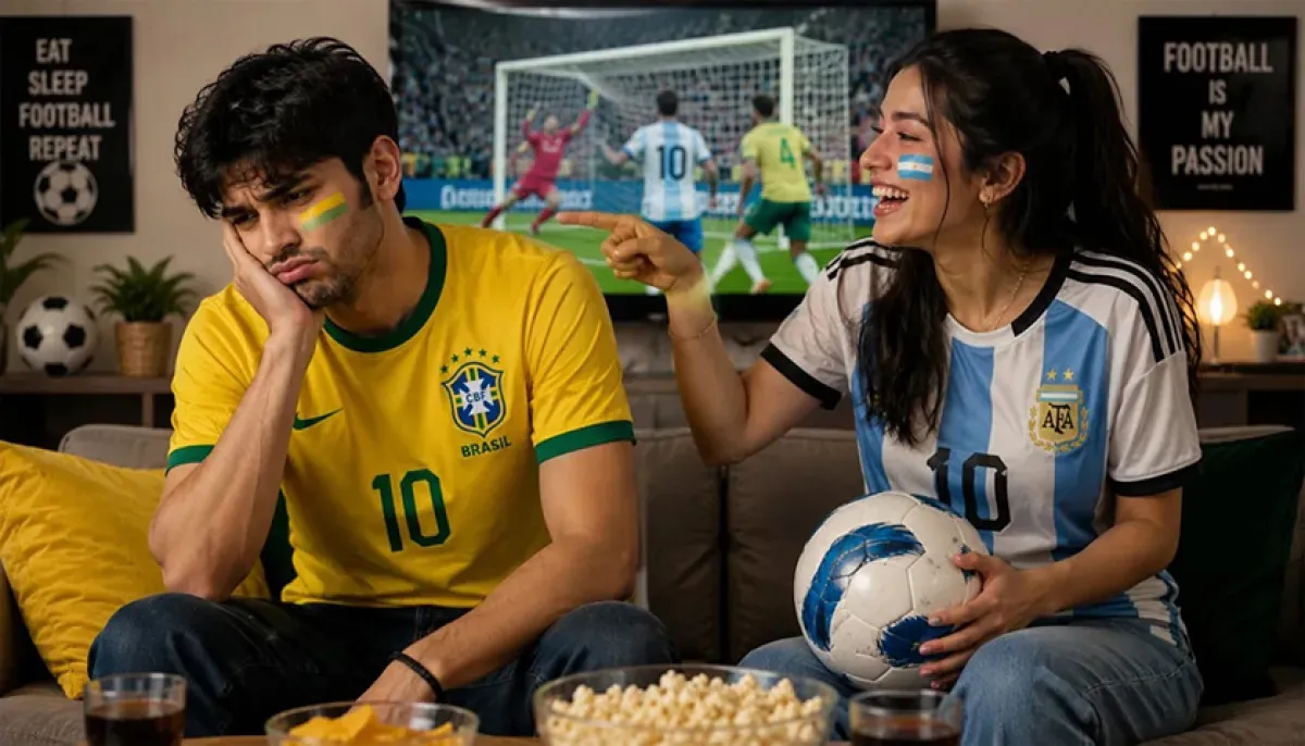 How to maintain a relationship if one is a brazil fan and the other is an argentina fan